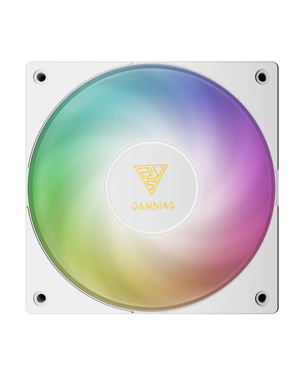 GAMDIAS NOTUS M1-1201 WH ARGB Processeur Kit watercooling 12 cm Blanc 1 pièce(s)