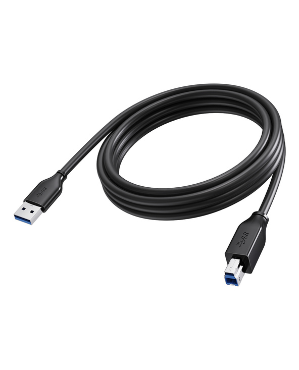 Vision TC 3MUSB3.0/BL câble USB USB 2.0 3 m USB A USB B 5 Gbit/s Noir
