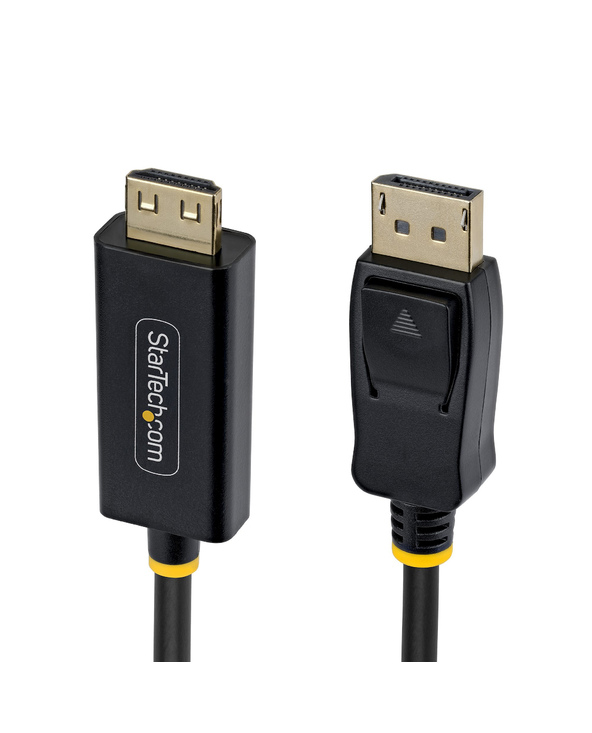 StarTech.com Câble Adaptateur DisplayPort vers HDMI de 2m avec Connecteurs à Verrouillage, 4K 60Hz, HDR, Convertisseur Vidéo DP 