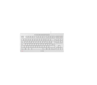 CHERRY STREAM KEYBOARD TKL clavier Universel USB AZERTY Français Blanc