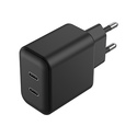 2GO 797386 chargeur d'appareils mobiles Smartphone Noir Secteur Charge rapide Intérieure