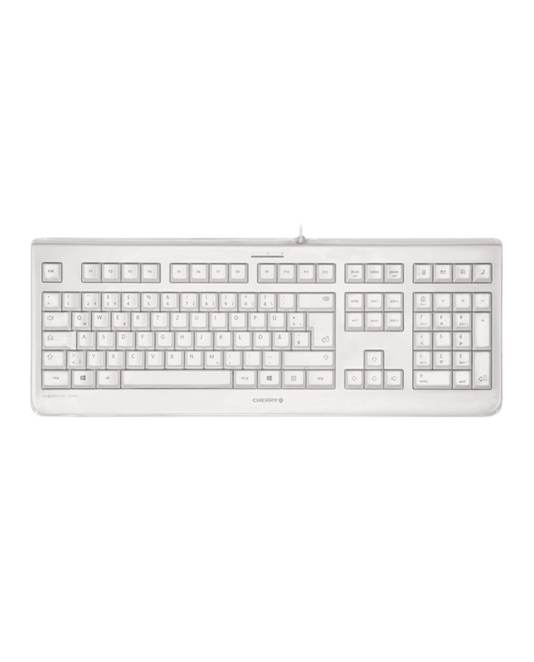 CHERRY KC 1068 Clavier filaire étanche IP68, blanc grisé, USB, AZERTY - FR