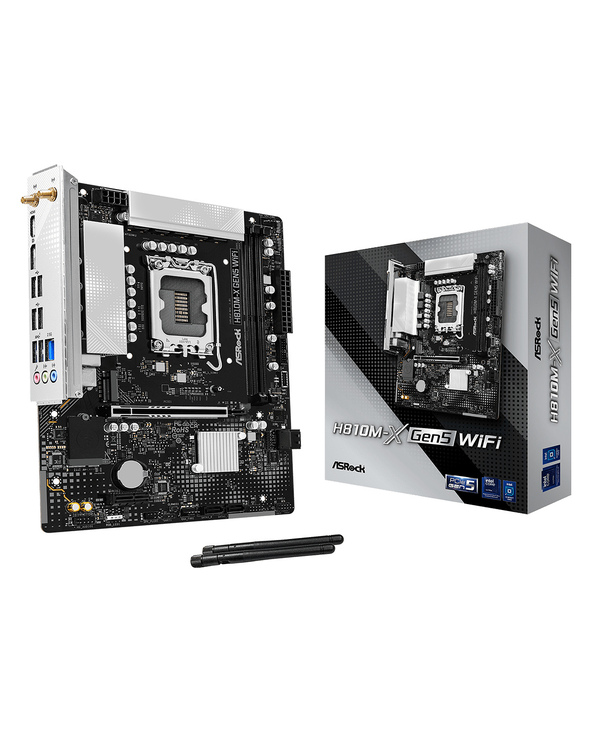 Asrock H810M-X Gen5 WiFi Intel H810 LGA 1851 (Socket V1) micro ATX