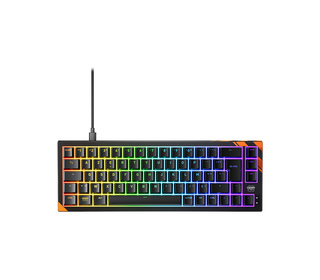 CHERRY K5 PRO TMR COMPACT clavier Gaming USB AZERTY Français Noir, Orange
