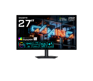 GIGABYTE MO27Q28GR MONITEUR GAMING WOLED BRILLANT 27” QHD - 2560 X 1440, 280HZ, 0.03MS, 335 CD/M², DISPLAY HDR TRUE BLACK 500, H