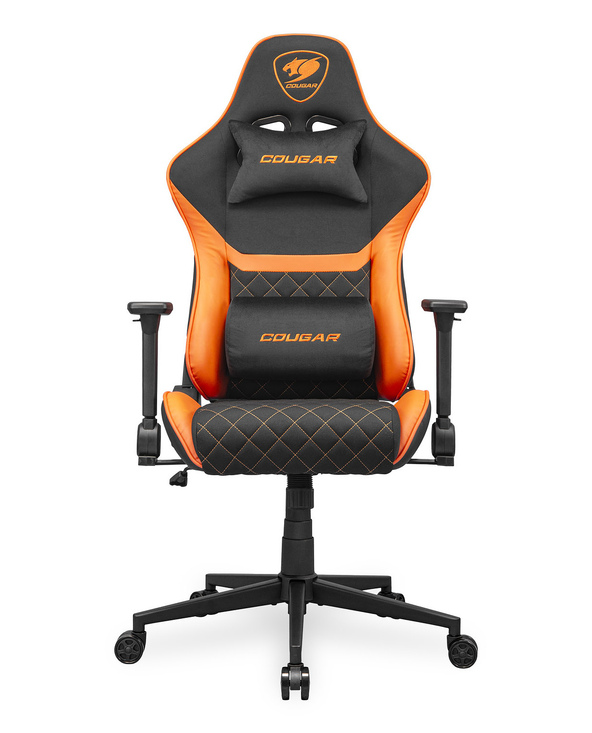 COUGAR CGR-A2F Siège de jeu universel Siège capitonné Noir, Orange