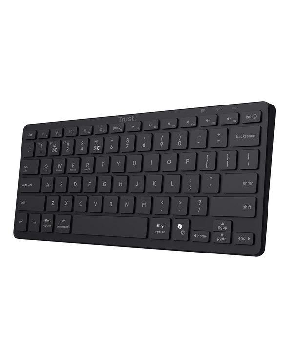 Trust Nado II clavier maison/bureau USB + Bluetooth QWERTY Anglais américain Noir