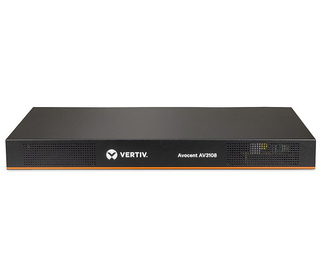 Vertiv Avocent AV 3108 commutateur écran, clavier et souris Grille de montage Noir