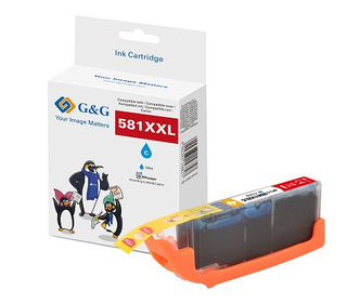 G&G 15842 cartouche d'encre 1 pièce(s) Compatible Rendement extra (super) élevé Cyan