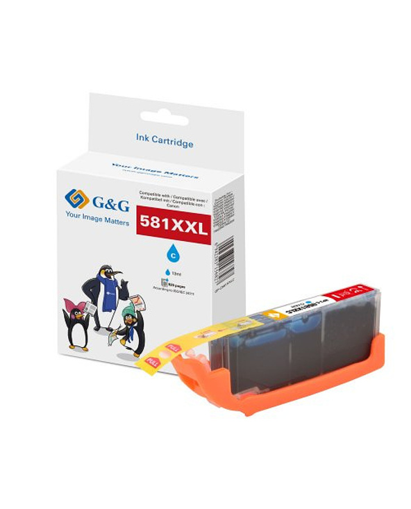 G&G 15842 cartouche d'encre 1 pièce(s) Compatible Rendement extra (super) élevé Cyan