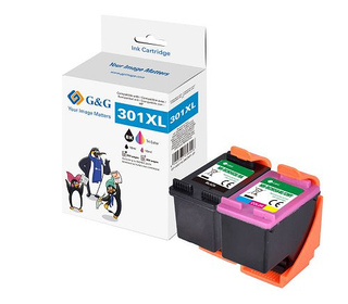 G&G 15116 cartouche d'encre 2 pièce(s) Compatible Rendement élevé (XL) Noir, Cyan, Magenta, Jaune
