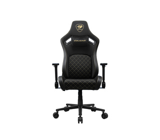 COUGAR CGR-DFF-GLB Siège de jeu sur PC Siège capitonné Noir, Or