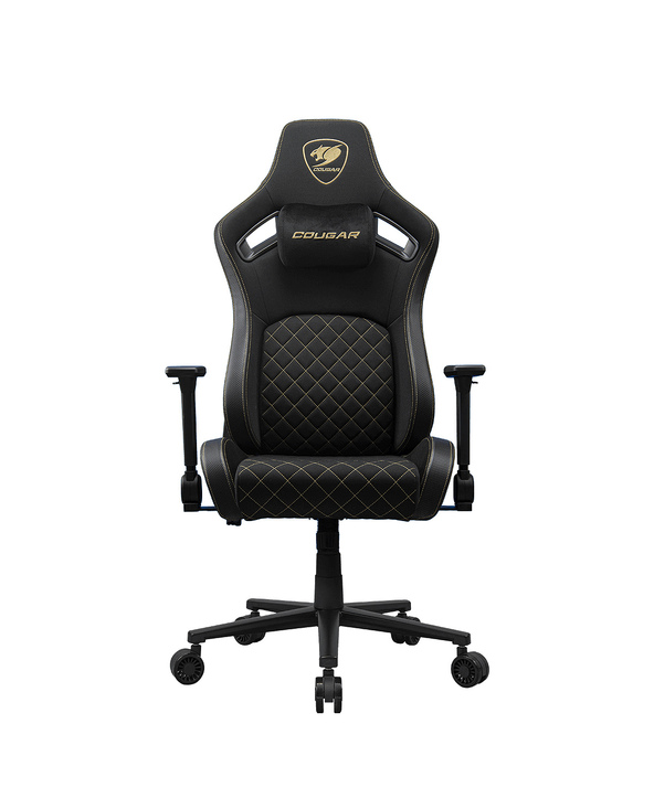 COUGAR CGR-DFF-GLB Siège de jeu sur PC Siège capitonné Noir, Or