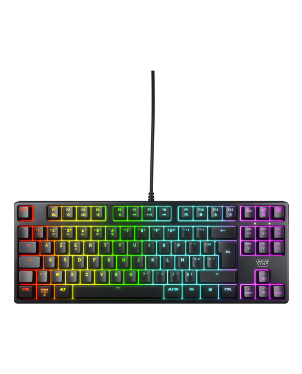 CHERRY K4V2 TKL clavier Gaming USB AZERTY Français Noir
