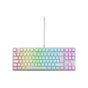 CHERRY K4V2 TKL clavier Gaming USB AZERTY Français Blanc
