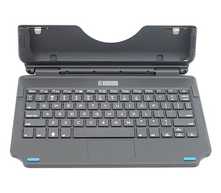 Gamber-Johnson 7160-1872-00 clavier pour tablette QWERTY Anglais américain Pogo Pin Noir