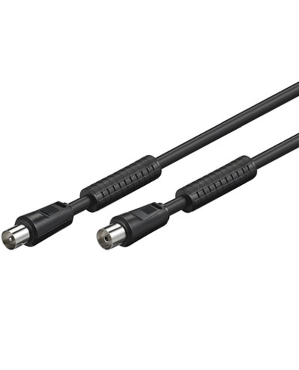 Alcasa S-PAK10S câble coaxial 10 m Noir