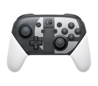 Nintendo Switch Pro Controller Super Smash Bros. Ultimate Edition Noir, Gris, Blanc Bluetooth Manette de jeu Analogique/Numériqu