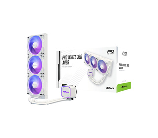 Asrock Pro White 360 ARGB Processeur Kit watercooling 12 cm Blanc
