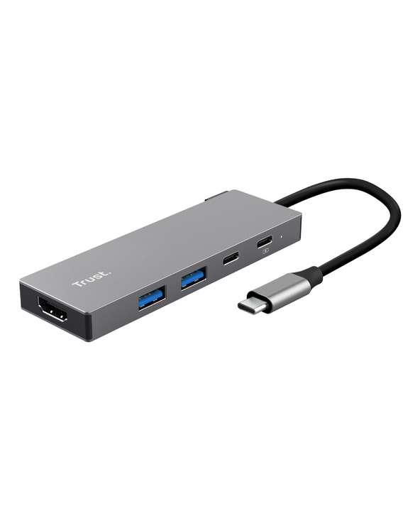 Trust 26062 hub & concentrateur USB Type-C Gris