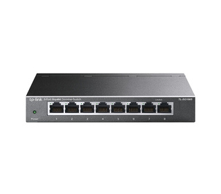 TP-Link TL-SG108S(UN) commutateur réseau Non-géré Gigabit Ethernet (10/100/1000) Bureau Noir