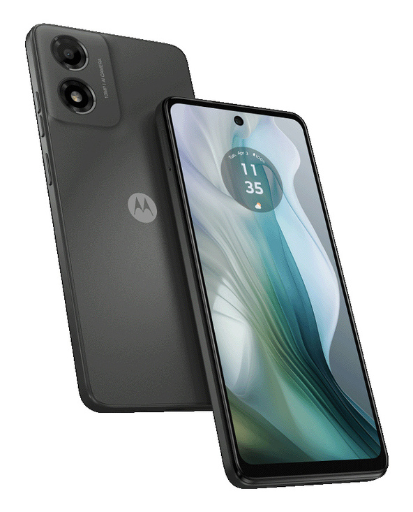 Motorola moto e14 6.56" 64 Go Graphite, Gris