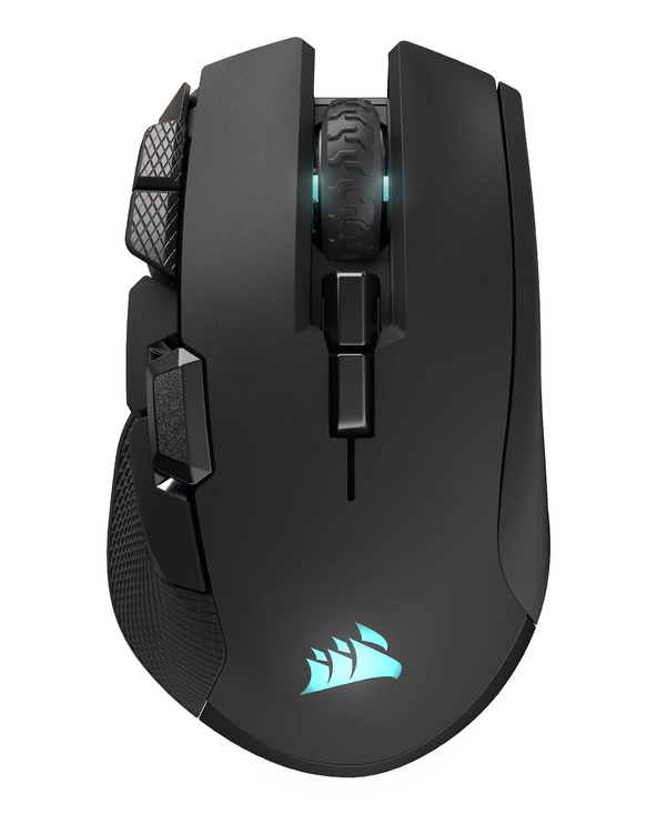 Corsair IRONCLAW WIRELESS SE souris Gaming Droitier RF Wireless + Bluetooth + USB Type-C Optique 26000 DPI