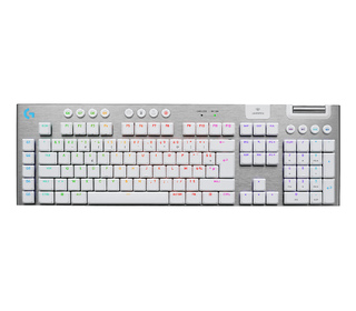 Logitech G G915 X LIGHTSPEED clavier Gaming USB + RF Wireless + Bluetooth AZERTY Français Blanc