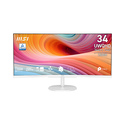 MSI Pro MP341CQW E12 34" UltraWide Quad HD 4 ms Blanc