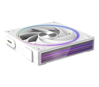 Zalman ZM-DF120 WHITE système de refroidissement d’ordinateur Carte-mère Ventilateur 12,4 cm Blanc 1 pièce(s)