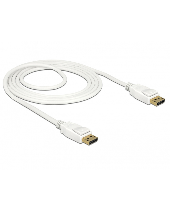 DeLOCK 85509 câble DisplayPort 1,5 m Blanc