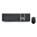 Urban Factory CKM30UF clavier Souris incluse maison/bureau RF sans fil + Bluetooth Noir, Gris