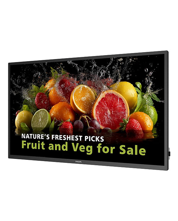 Philips 5000 series 55BDL5050D/00 Écran d'affichage dynamique 139,7 cm (55") LCD Wifi 600 cd/m² Full HD Noir Intégré dans le pro