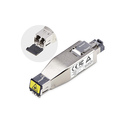 StarTech.com Convertisseur de Média Ethernet Gigabit Fibre vers RJ45, Optique Monomode 10km/Multimode 800m, Alimentation PoE, De