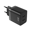 DLH DY-AI5447 chargeur d'appareils mobiles Tablette, Smartphone, Ordinateur portable Noir Secteur Charge rapide Intérieure