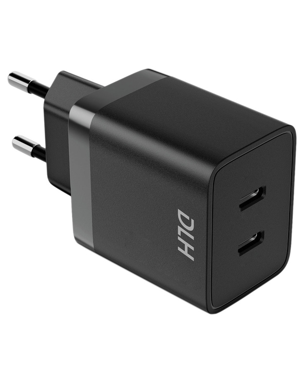 DLH DY-AI5447 chargeur d'appareils mobiles Tablette, Smartphone, Ordinateur portable Noir Secteur Charge rapide Intérieure