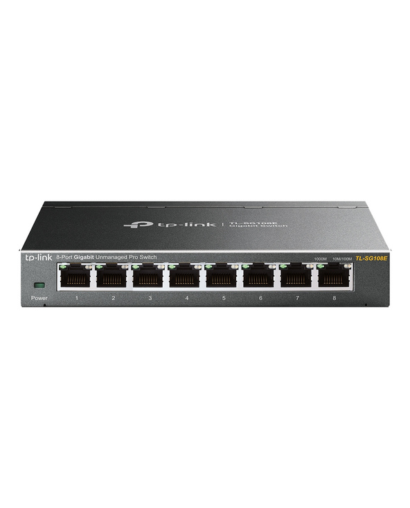 TP-Link TL-SG108E commutateur réseau Géré L2 Gigabit Ethernet (10/100/1000) Noir