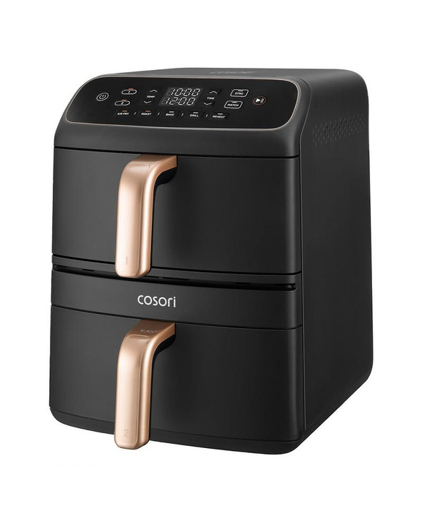 Cosori Turbo Tower Double 8,6 L Autonome 2630 W Friteuse d’air chaud Noir