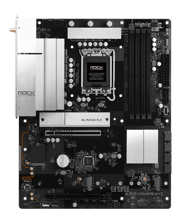 Asrock B860 Rock WiFi 7 Intel B860 LGA 1851 (Socket V1) ATX