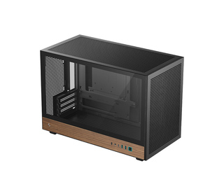 DeepCool CH260 WOOD Micro Tower Noir, Bois