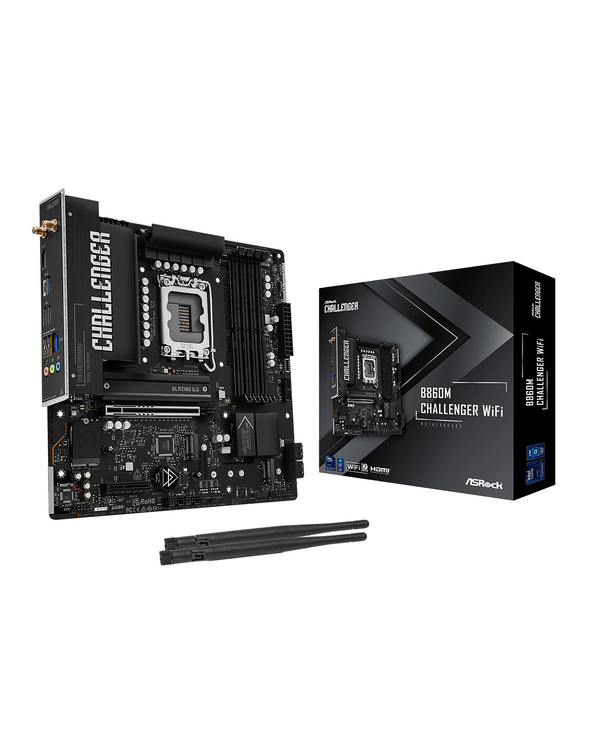 Asrock B860M Challenger WiFi Intel B860 LGA 1851 (Socket V1) micro ATX