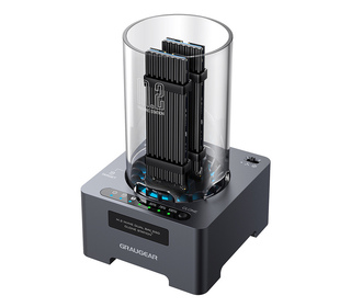 GRAUGEAR G-M2DK-CL-20G Station d'accueil de disques de stockage USB 3.2 Gen 2x2 Type-C Noir