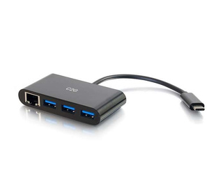 C2G 29747 station d'accueil USB 3.2 Gen 1 (3.1 Gen 1) Type-C Noir