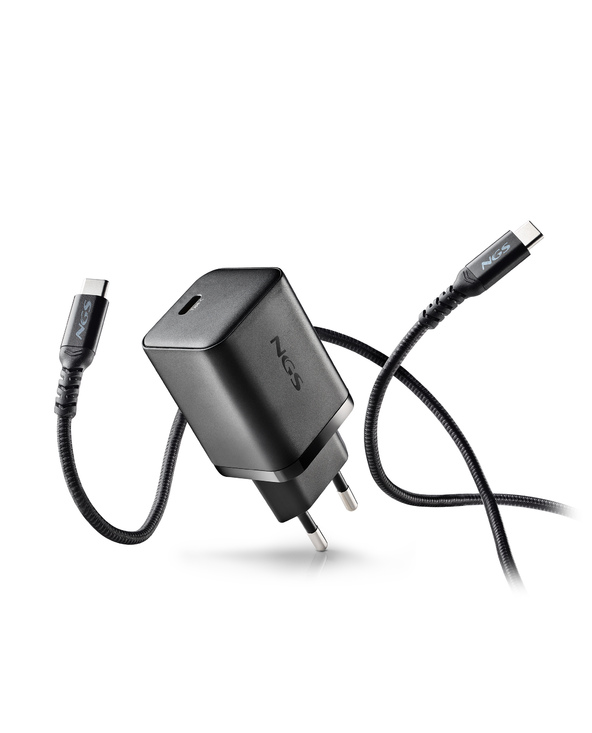 NGS BUD 65W-AS Universel Noir Secteur Charge rapide Intérieure