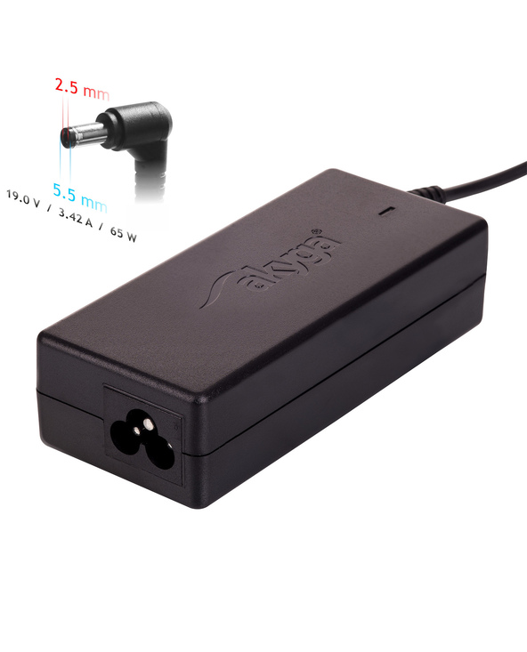 Akyga AK-ND-01 adaptateur de puissance & onduleur Intérieure 65 W Noir