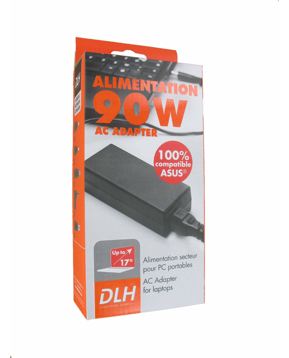 DLH Alimentation secteur 90W Asus 100% compatible (sauf USB-C)