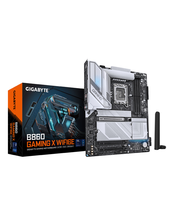 GIGABYTE B860 GAMING X WIFI6E Carte mère - Processeurs Intel Core Ultra, VRM 12+1+2+1 phases, jusqu'à 9066MHz DDR5, 1xPCIe 5.0 +