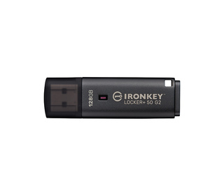 Kingston Technology IronKey 128 Go Locker Plus 50 G2, FIPS 197, AES-256