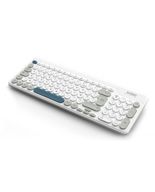 Urban Factory OWC25UF clavier Universel RF sans fil AZERTY Français Blanc, Gris, Bleu foncé