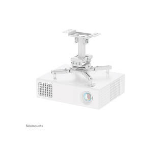 Neomounts CL25-530WH1 Support de plafond pour vidéoprojecteur - h25.5 cm - installation facile - orientable